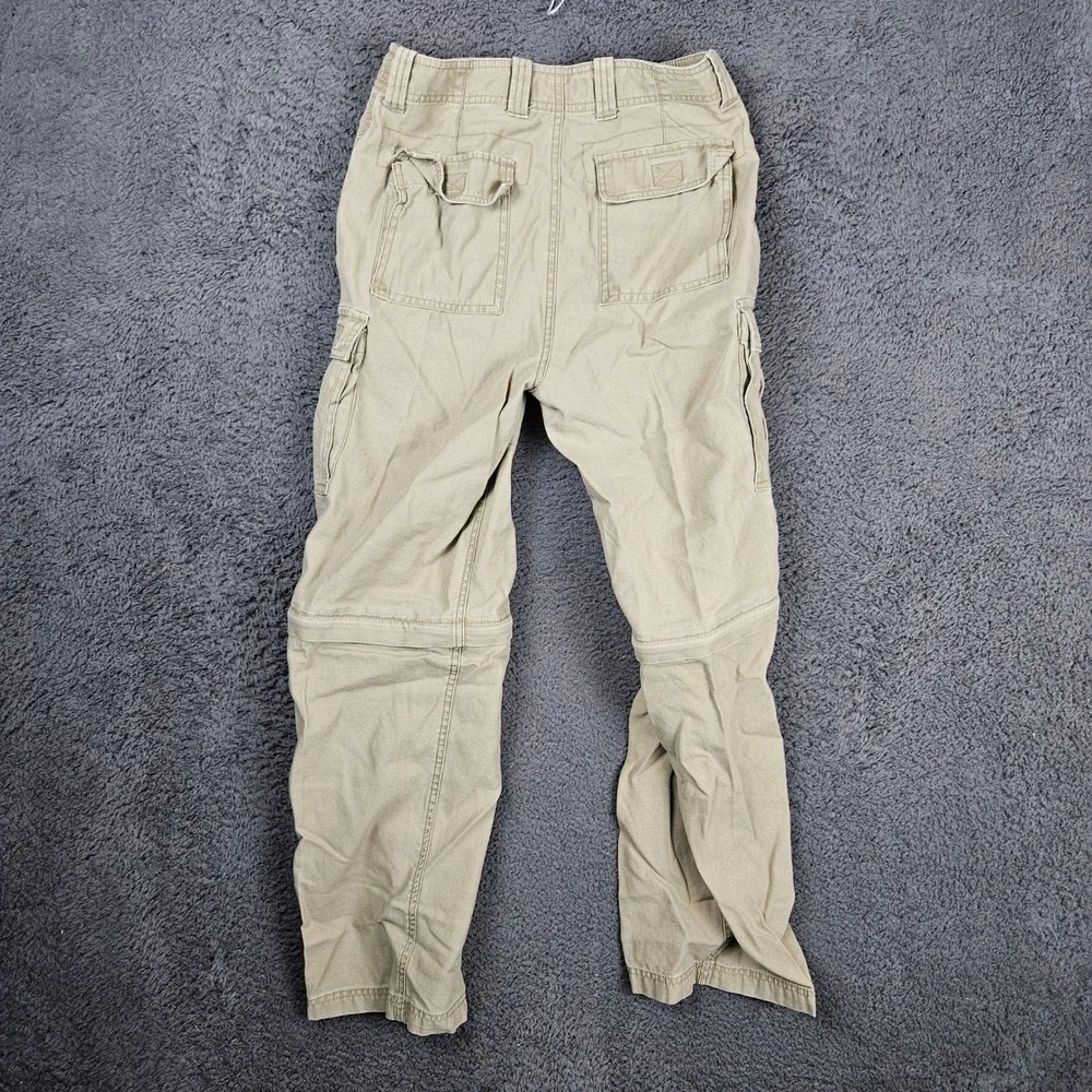 Arizona Jean Company‎ Kids Tan Cargo Convertible Pants Zip Off Legs Size 16R